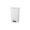 Rubbermaid Commercial Products Nádoba na odpad, Slim Jim 90L, Bílá Pedál víko Pryskyřice