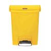 Rubbermaid Commercial Products Nádoba na odpad, Slim Jim 30L, Žlutá Pedál víko Pryskyřice