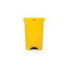 Rubbermaid Commercial Products Nádoba na odpad, Slim Jim 50L, Žlutá Pedál víko Pryskyřice