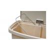 Rubbermaid Commercial Products Nádoba na odpad, Slim Jim 90L, Černá Pedál víko Pryskyřice