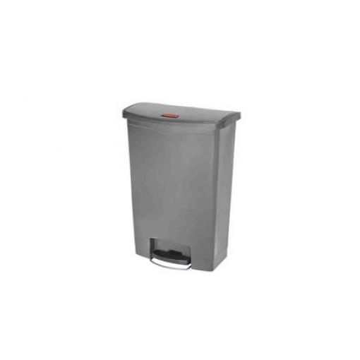 Rubbermaid Commercial Products Nádoba na odpad, Slim Jim 90L, Šedá Pedál víko Pryskyřice