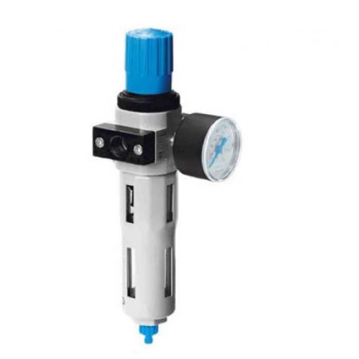 Regulátor s filtrem, řada: LFR 40 μm, přípojka portu: 1/2 in G, max. tlak: 12 bar Automatické 1/2 in Festo 162714