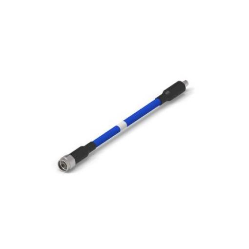 Koaxiální kabel, řada: N, Černá Polyuretan, A: Zástrčka, B: SMA 1 m TE Connectivity