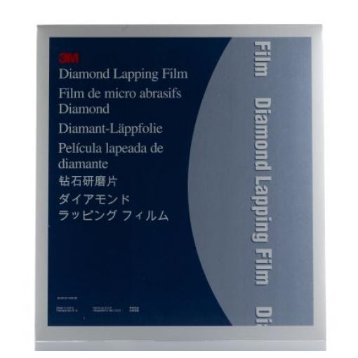 Lapovací fólie pro optická vlákna barva Zelená Diamant, délka: 279.4 mm, šířka: 229mm zrnitost 0.1 μm 3M