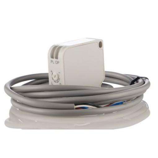RS PRO Fotoelektrický snímač, řada: PTE Červené světlo Blok Kabel, výstup: NPN/PNP Polarizovaný retro odraz IP67