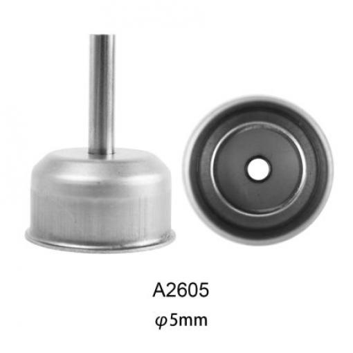 Odpájecí tryska 5 mm A26, Horký vzduch, pro použití s: Náhradní trysky RS Pro? 5mm přímý vítr pro horkovzdušnou stanici