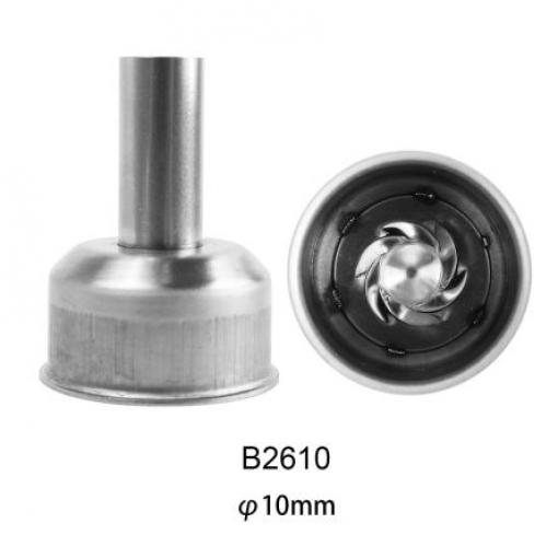 Odpájecí tryska 4 10 mm B26, Horký vzduch, pro použití s: Náhradní trysky RS Pro 10 mm spirálový vítr pro 2024489 RS PRO
