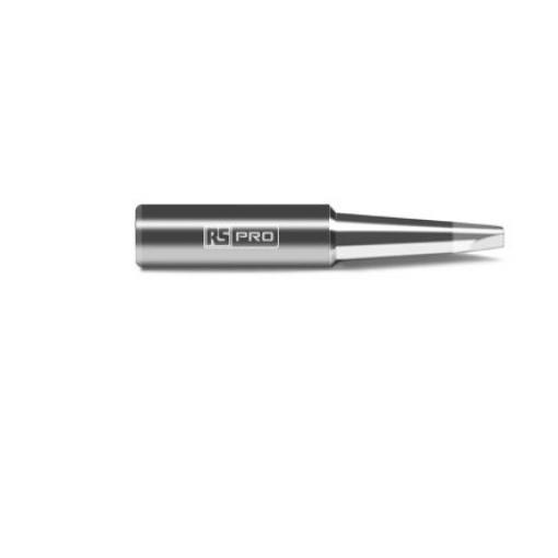 RS PRO Pájecí hrot 2.4 mm 6.5 mm 0 ° Rovný sekáč