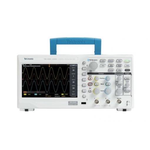 Osciloskop, řada: TBS1000C TBS1102C Pracovní stůl 100 MHz 2 kanálový, typ displeje: WVGA, Napájecí zástrčka Tektronix