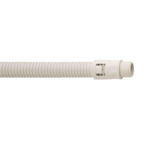 Montáž potrubí Instalační trubka Bílá jmenovitá velikost 25 mm Nylon M25 Flexicon