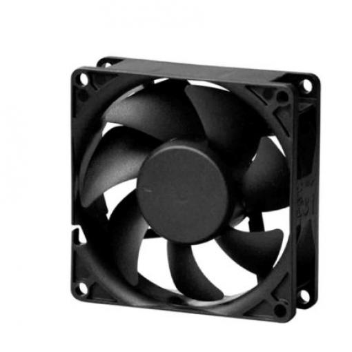 Sunon Axiální ventilátor, řada: PF, průtok vzduchu: 60 cfm 3.72 W 12 V dc 357 mA IP20 80 mm 80 mm 25 mm