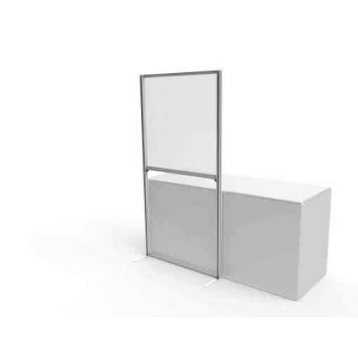 Free standing front facing counter scree