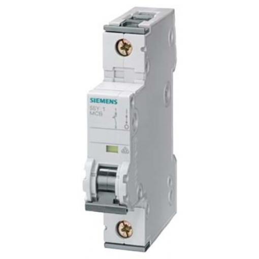 Siemens Miniaturní jistič, rozsah: 5SY5 1pólový 6 A vypínací výkon 10 kA, charakteristika: Typ B, rozsah: SENTRON 400 V