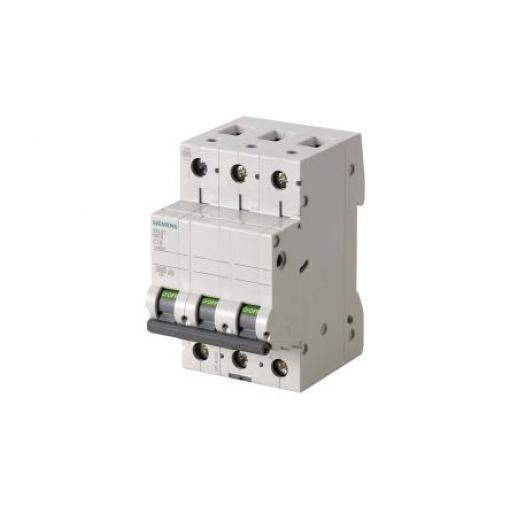 Siemens Miniaturní jistič, rozsah: 5SL6 3pólový 32 A vypínací výkon 6 kA, charakteristika: Typ C, rozsah: SENTRON 400 V