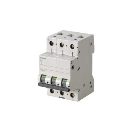Siemens Miniaturní jistič, rozsah: 5SL4 3pólový 16 A vypínací výkon 10 kA, charakteristika: Typ C, rozsah: SENTRON 400 V