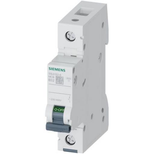 Siemens Miniaturní jistič, rozsah: 5SL6 1pólový 32 A vypínací výkon 6 kA, charakteristika: Typ B, rozsah: SENTRON 400 V