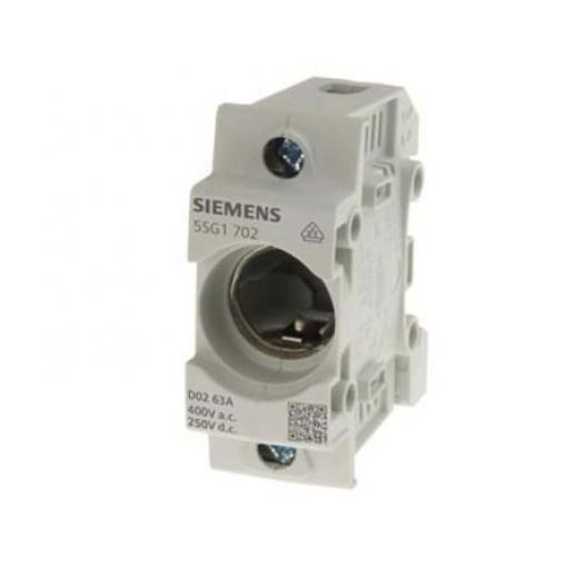 Držák keramických pojistek 16A 400V ac Siemens D01 1pólový