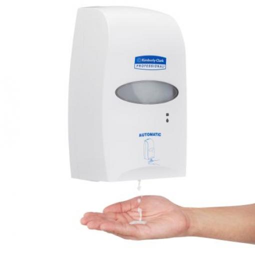 Nástěnný dávkovač mýdla 1.2 L, Bílá 291.3 mm Kimberly Clark, délka: 184.1 mm Plastové, sortiment: Scott, Kimberly Clark