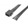 Kabel pro připojení k desce 8 600 mm Vnější, řada: 214758 Molex Micro-Fit 3.0 8 Vnější Bez koncovky