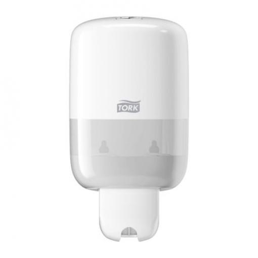 Dávkovač mýdla, Bílá 1000ml 211mm Tork, délka: 114mm Plast, Tork Mini Liquid Soap Dispenser, nástěnná montáž: Ano,