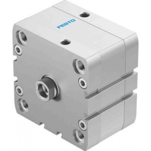 Pneumatický kompaktní válec, řada: ADN 536363 Dvojčinný ADN-80-10-I-P-A, vývrt: 80 mm Festo, délka: 10 mm