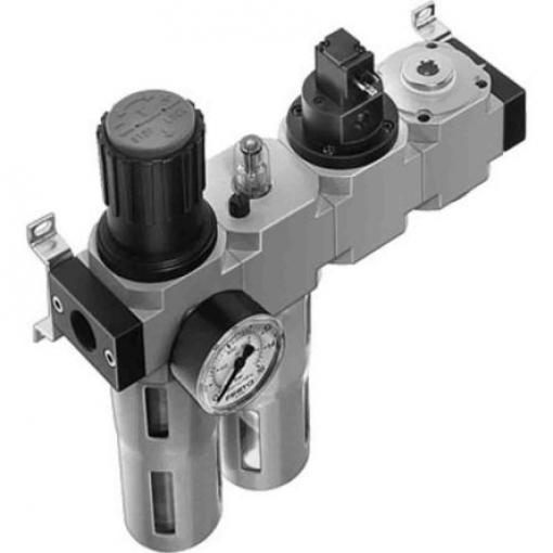 Regulátor s filtrem, řada: G 1/4 40 μm, přípojka portu: 1/4 in G, max. tlak: 16 bar Ruční Festo 185831