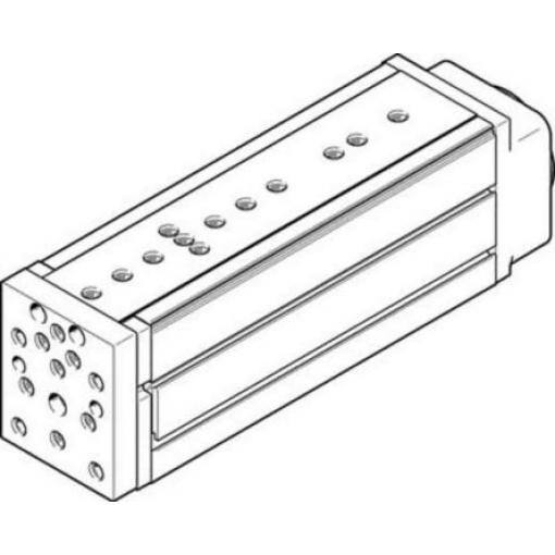 Festo Elektrický lineární aktuátor 100 mm, řada: EGSL, Krokový motor, Servomotor, zatížení: 14kg 650mm/s, cyclus: 100 %,