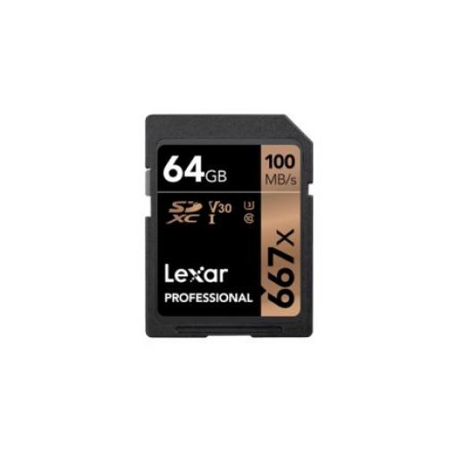 Karta SD SD 64 GB Ano MLC Lexar, řada: Professional -30 → +50°C 667x