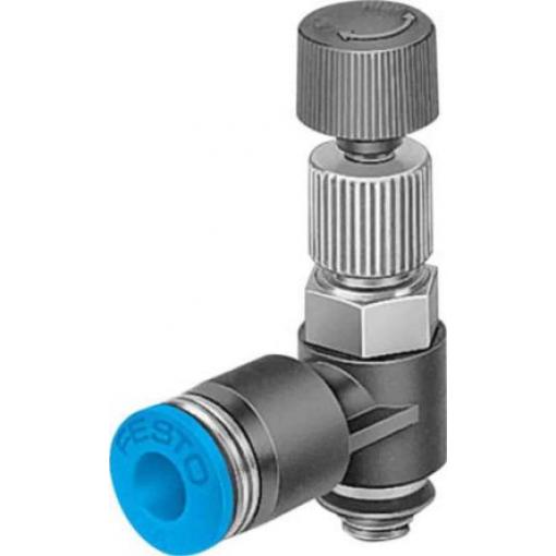 Pneumatický regulátor, řada: LRLL-M5-QS-4 Festo M5 Zástrčka M QS
