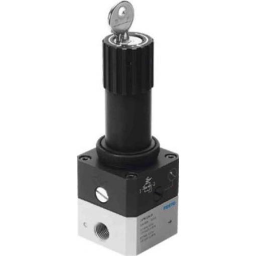 Pneumatický regulátor, řada: LRPS-1/4-10 Festo G 1/4 Pneumatický G