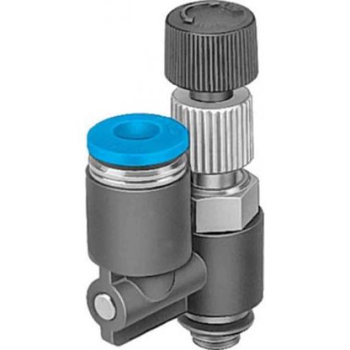 Pneumatický regulátor, řada: LRL-M5-QS-6 Festo M5 Konektor zásuvky M QS