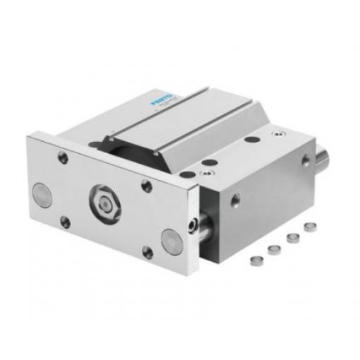 Pneumatický válec s vedením DFM-80-160-P-A-GF, řada: DFM-80-160-P-A-GF Festo, vývrt: 80 mm, délka: 160 mm Dvojčinný