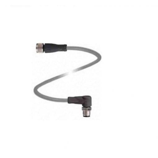 Kabel ovladače snímače, A: Vnitřní, A: Rovný 4, B: M12, B: Vnější, 250V 4, IP67, IP68, IP69, řada: V1-G-5M-PUR-ABG-V1-W