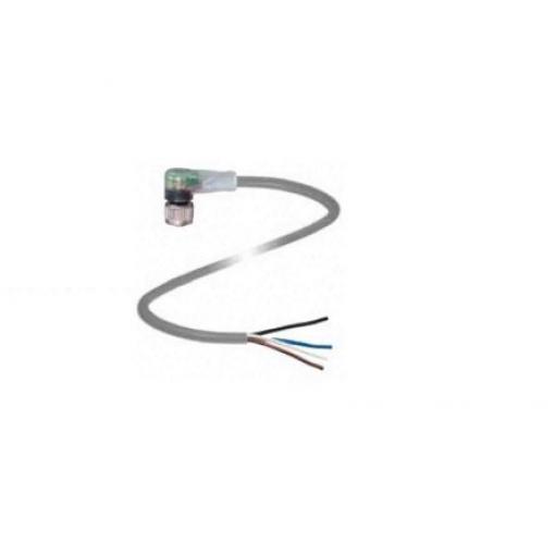 Kabel ovladače snímače, A: Vnitřní, A: Pravoúhlý 4, B: Bez koncovky, 24V, IP67, IP68, IP69, řada: V1-W-A2-5M-PUR Pepperl