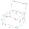 Roadinger Universal Tour Case 30126415 case (kufr) (d x š x v) 620 x 650 x 650 mm