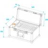 Roadinger UKAC-50 30126500 case (kufr) (d x š x v) 300 x 560 x 260 mm