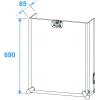 Roadinger Spezial Kombi Case 30110001 case (kufr) (d x š x v) 570 x 640 x 960 mm