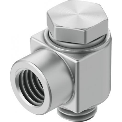 Festo Pneumatická armatura Eloxovaný hliník 1/4 in
