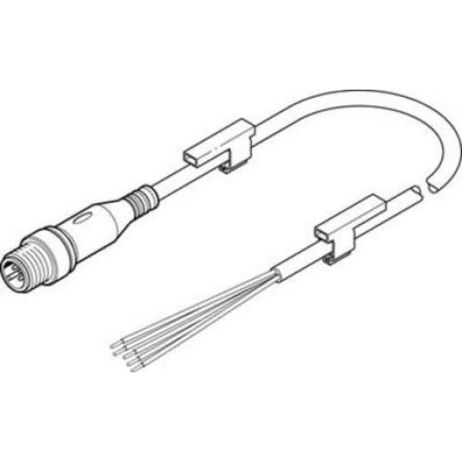 Konektor, řada: NEBU-LE5-K-1-M12G5, Přípojka