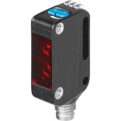 Festo Fotoelektrický snímač, řada: SOOE Červený laser Blok Zástrčka, výstup: NPN/PNP Difuzní IP65, IP67, IP69K