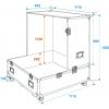 Roadinger Transportcase 100cm 31000433 case (kufr) (d x š x v) 1100 x 1100 x 1200 mm