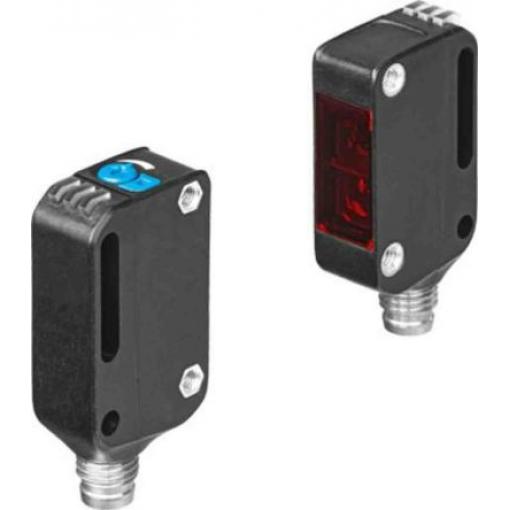 Festo Fotoelektrický snímač, řada: SOOE Červená LED Blok Zástrčka, výstup: NPN/PNP Jednocestný IP65, IP67, IP69K