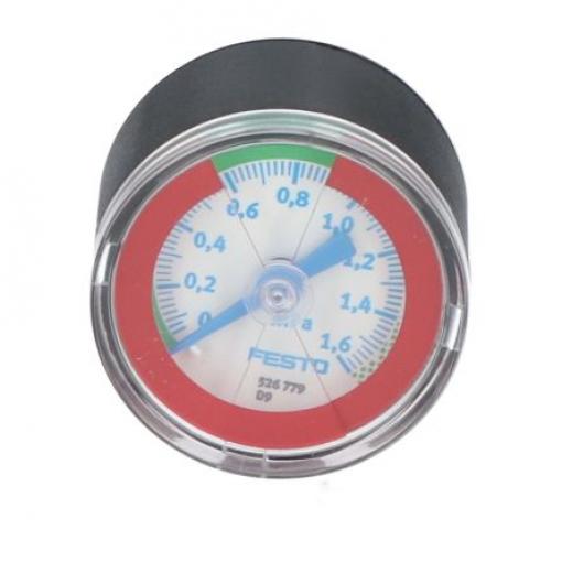 Tlakoměr Se závitem MA-40-1,6-R1/8-MPA-E-RG 40 mm 1/8 in R ABS, 60 °C 16 bar 0 bar Festo