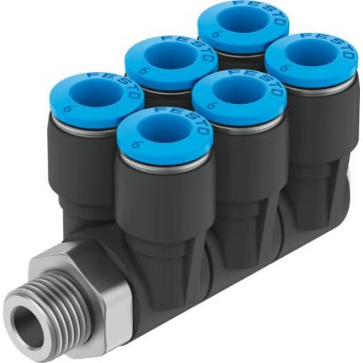 Festo Pneumatická armatura, řada: QSLV6-1/8-6 R 1/8 samec