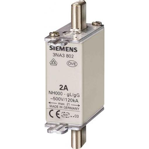 Pojistka s centrovanými vývody 125A NH000 F gG Siemens 400V ac
