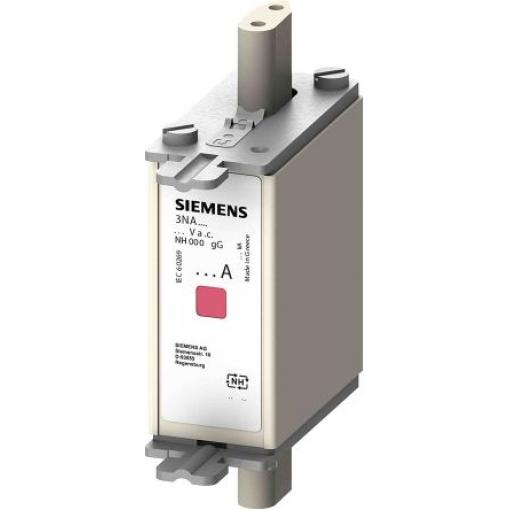 Pojistka s centrovanými vývody 63A NH000 F gG Siemens 500V ac