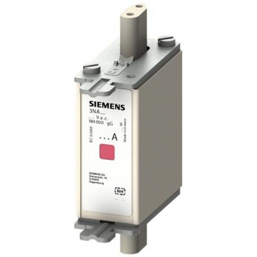 Pojistka s centrovanými vývody 80A NH000 F gG Siemens 500V ac