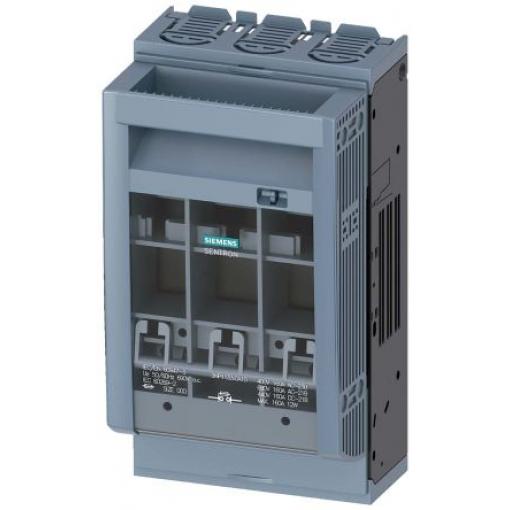 Siemens Pojistka odpojovač spínače, řada: 3NP1 3pólový Zapouzdřený 160 A velikost pojistky NH00