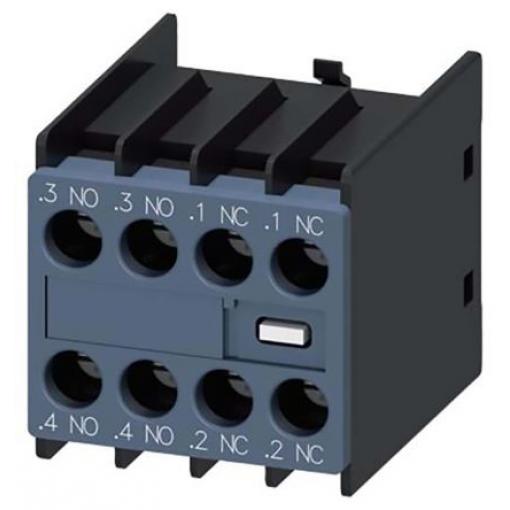 Siemens Pomocný kontakt 2 NC/2 NO 4 Zaklapávací montáž, rozsah: 3RH s Šroub 10 A 690V