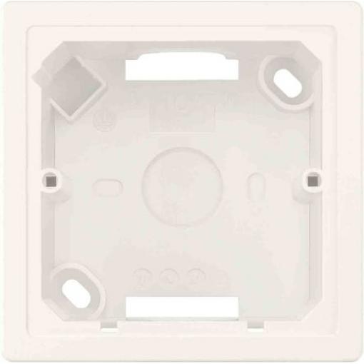 Instalační krabice DELTA 42.5 mm Lesklý Termoplast Bílá 42.5mm Siemens IP20 Povrch 42.5 mm